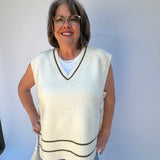 Tassel Oversized Sweater Vest