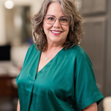 Stunning Teal Satin V-neck Blouse