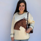 Howdy Girl Horse Sweater