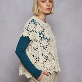 Crochet Chenille Lace Top