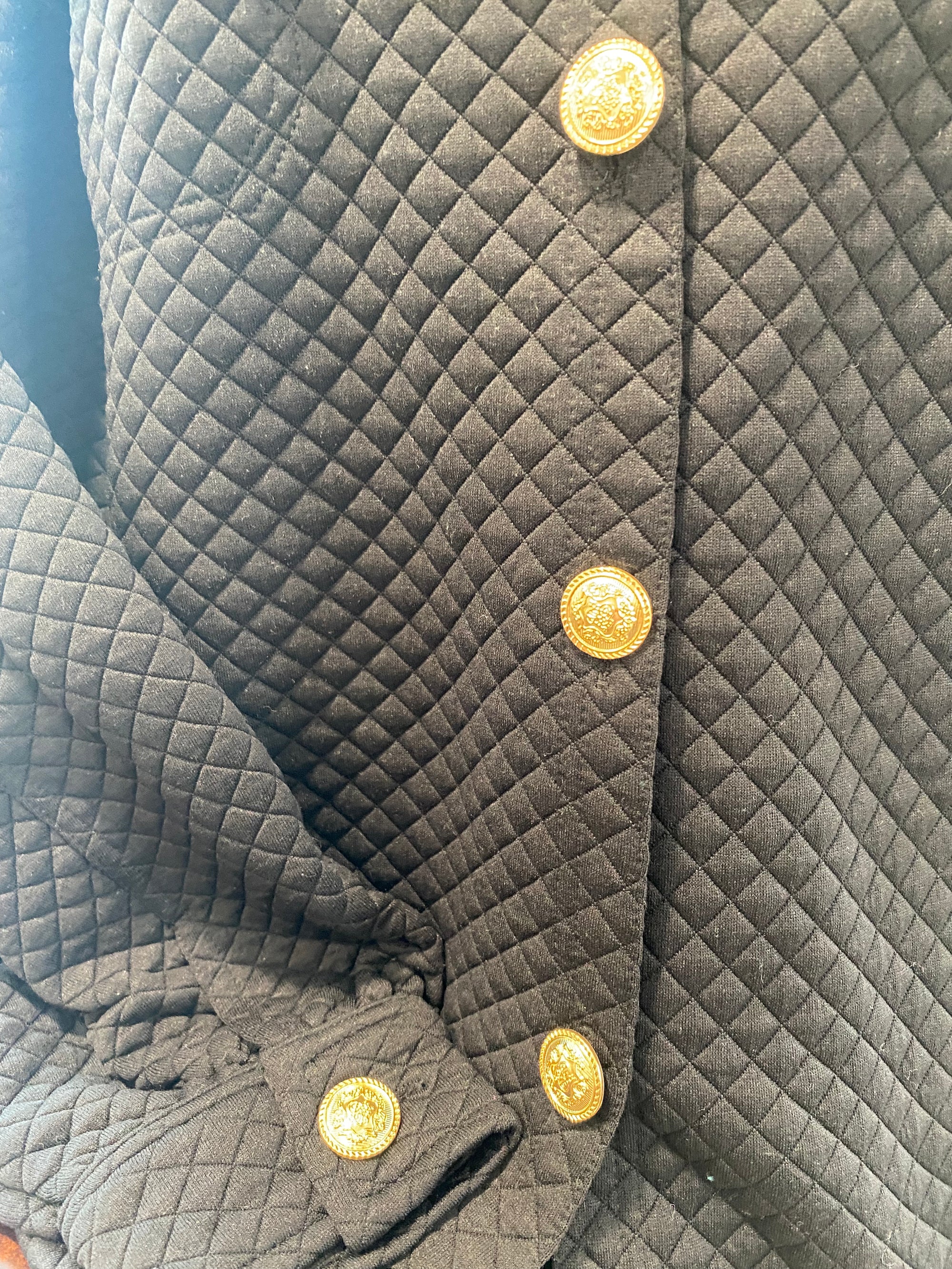 Quilted Gold Button Shacket