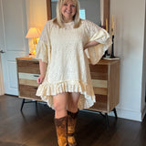 Cream Lace Tunic