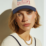 American Flag Golf Hat