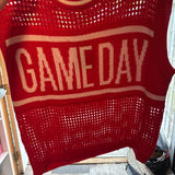 Game Day crochet Sweater