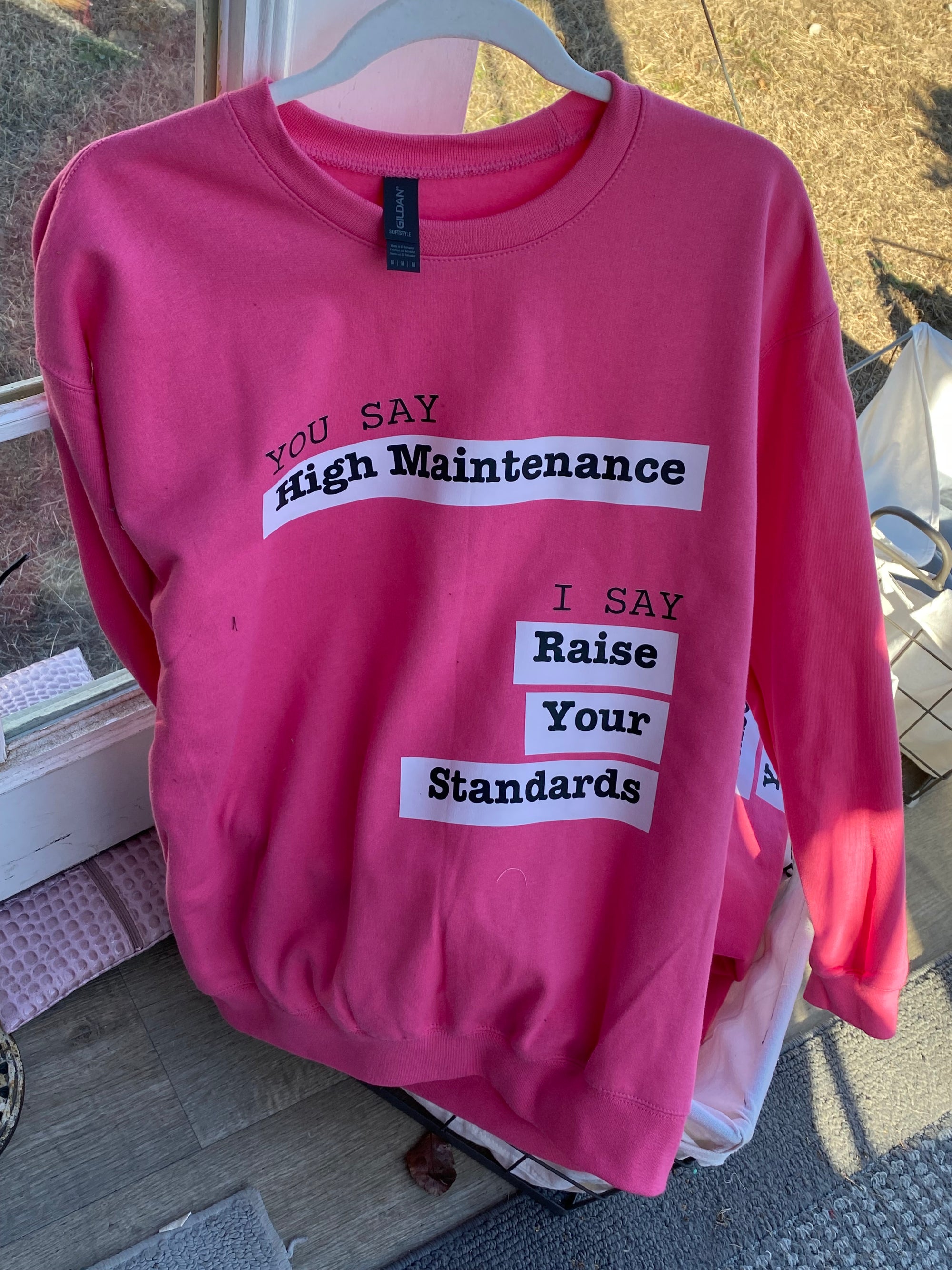 Raise Your Standards Sweatshirt