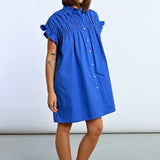 Smock and Ruffle Dress