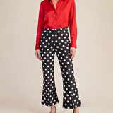 Flare Crop Dot Pants