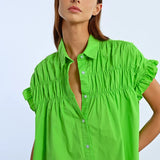 Smock and Ruffle Dress
