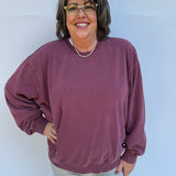 Oversized Mineral Washed Sweatshirt