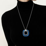 Double Loop Drama Necklace