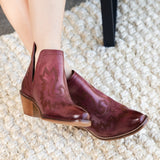 Kickin Burgundy Boots