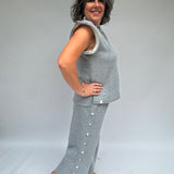 quilted capri