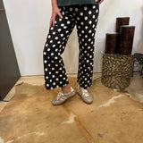 Flare Crop Dot Pants
