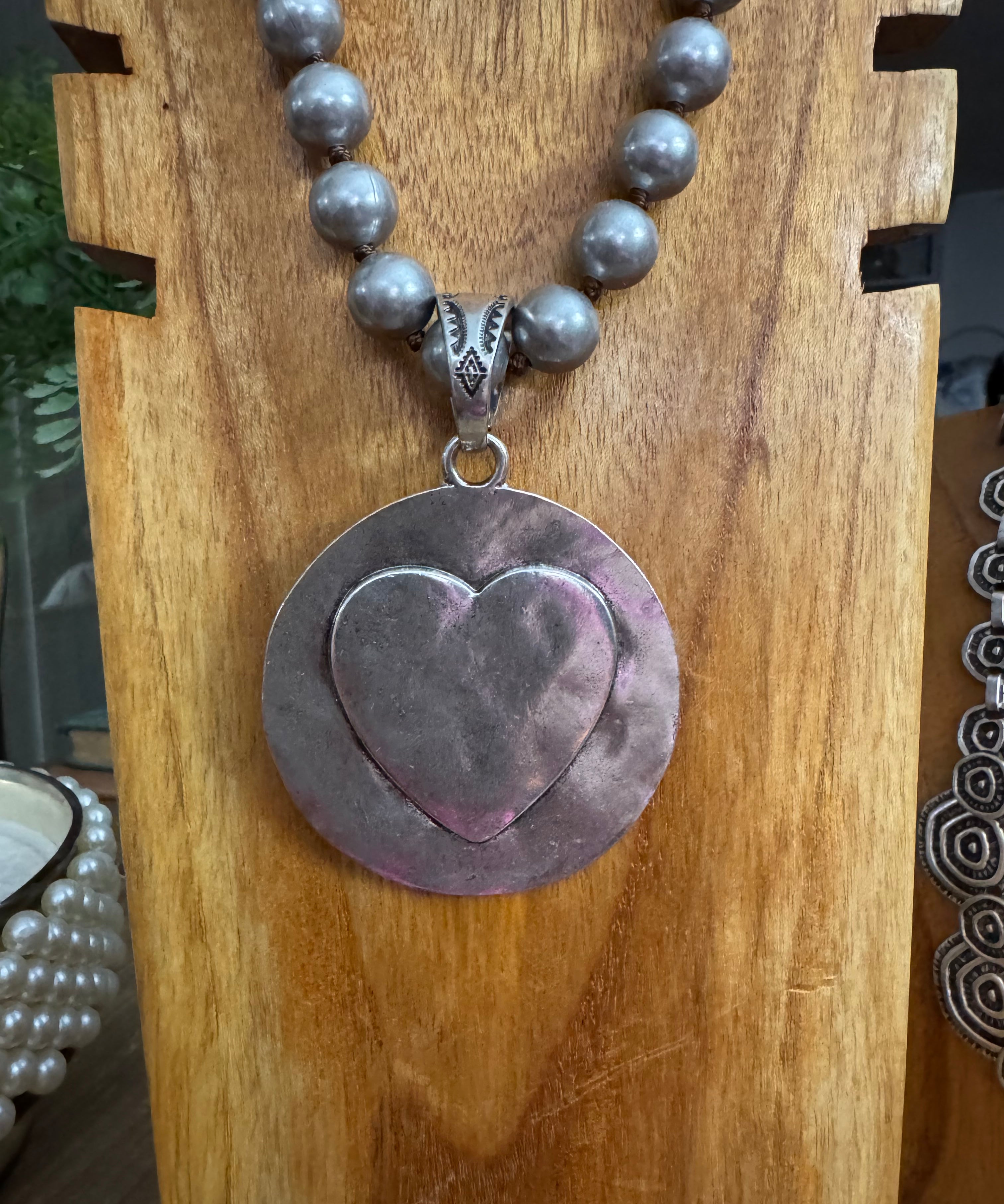 Circle My Heart Silver Necklace