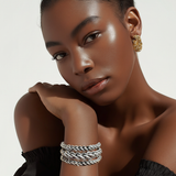 You’re Twisted Silver Rope Bracelet