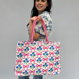 Ribbon tote bag