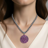 Circle My Heart Silver Necklace