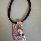 Bold Moves Only Geometric Pendant Necklace
