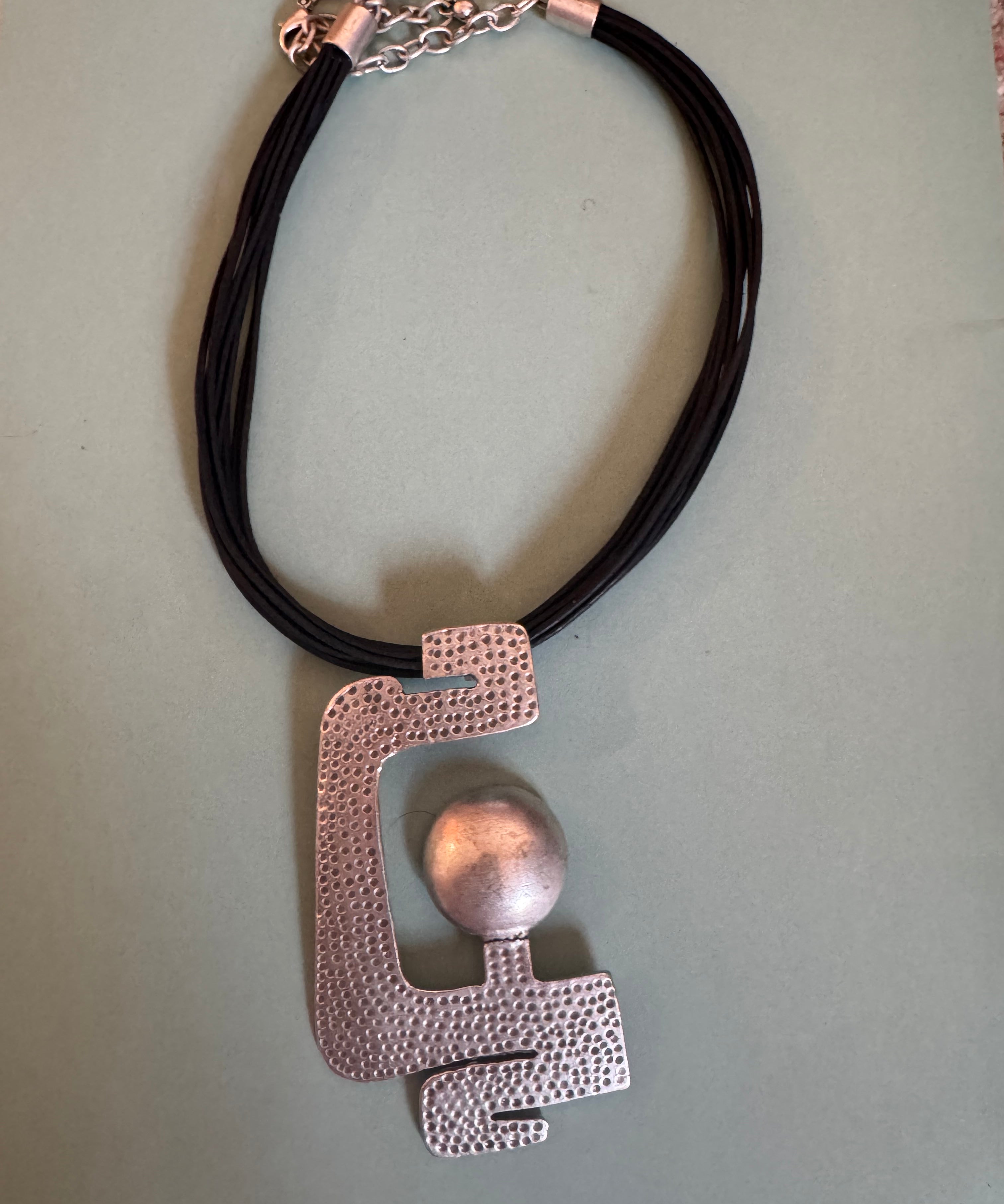 Bold Moves Only Geometric Pendant Necklace