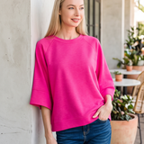 Scuba 3/4 Sleeve Top