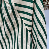 Three Quarter Sleeve Stripe Top