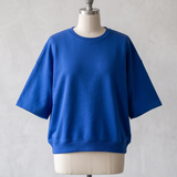 Cobalt Washed Crew Short Sleeve Top