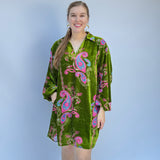 Velvet paisley dress