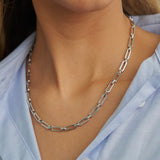 Paperclip Silver Chain