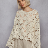 Crochet Chenille Lace Top