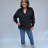 V-Shaped Shoulder Stitch Top