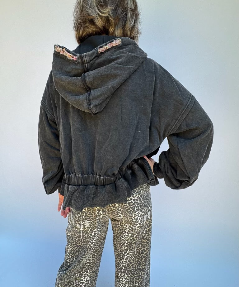 Washed Leopard Pants