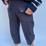 Pocket detail knit lounge pants