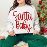 Santa Baby - Metallic T-Shirt