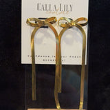 bow earrings
