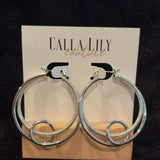 double sliver hoops