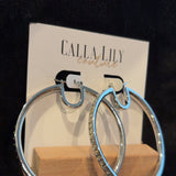 studded halo hoops