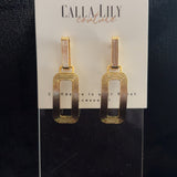 square dangle earrings
