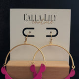 ric rac trim earrings