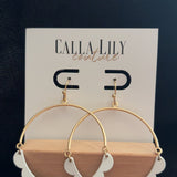 ric rac trim earrings