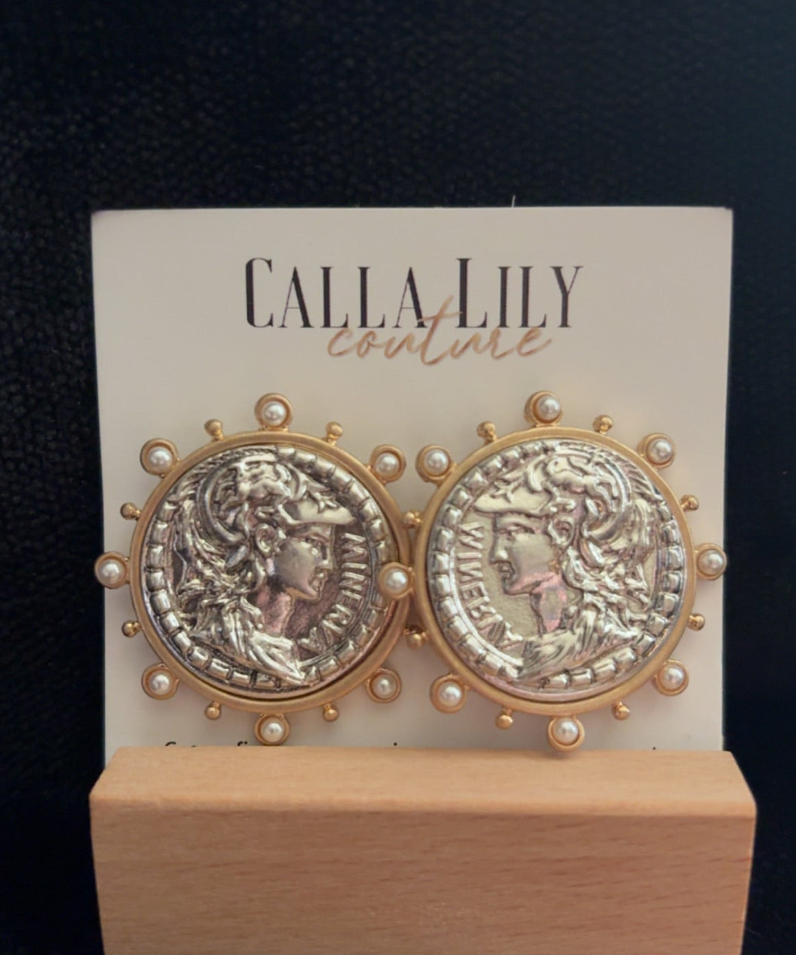coin earrings
