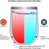Beach & Wine Insulated Tumbler- Black