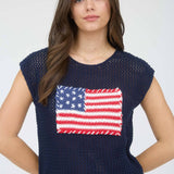 American Crochet Sleeveless Top