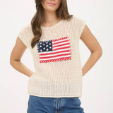 American Crochet Sleeveless Top